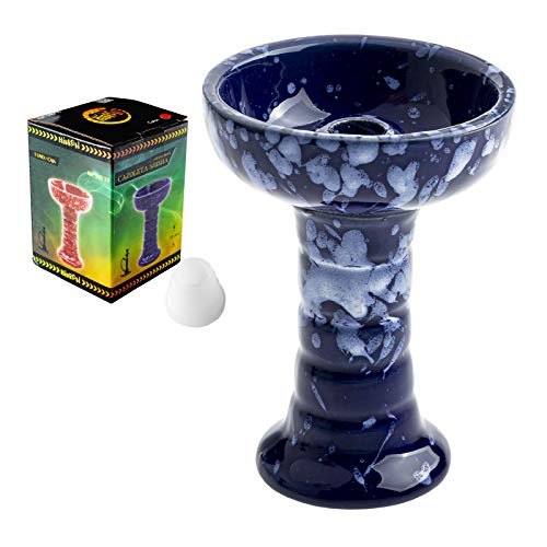 HIBRON Cazoleta Tipo Phunnel para Shishas o Cachimbas Estandares -Compatible con Provost, Kaloud y otros gestores de calor