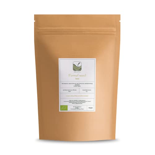 Hinojo Orgánico Semillas Primera Calidad - Calidad Culinaria - Semillas Foeniculum Vulgare - Organic Fennel Seed 200g