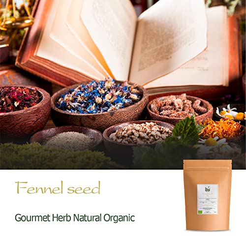 Hinojo Orgánico Semillas Primera Calidad - Calidad Culinaria - Semillas Foeniculum Vulgare - Organic Fennel Seed 200g