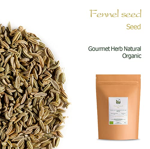 Hinojo Orgánico Semillas Primera Calidad - Calidad Culinaria - Semillas Foeniculum Vulgare - Organic Fennel Seed 200g
