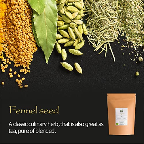 Hinojo Orgánico Semillas Primera Calidad - Calidad Culinaria - Semillas Foeniculum Vulgare - Organic Fennel Seed 200g