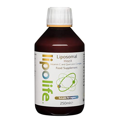 HistX - Vitamina C Liposomal (Quali-C) y Quercetina - 250 ml - Lipolife