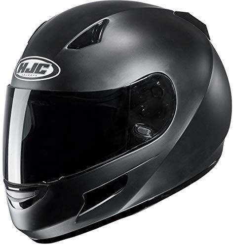 HJC 12007013 Casco de Moto, Semi Flat Negro, Talla 4XL