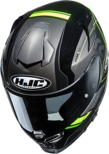 HJC Helmets Rpha 70 Coptic Casco, Unisex Adulto, Negro y Amarillo, XXL (62/63)