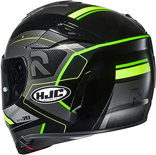 HJC Helmets Rpha 70 Coptic Casco, Unisex Adulto, Negro y Amarillo, XXL (62/63)