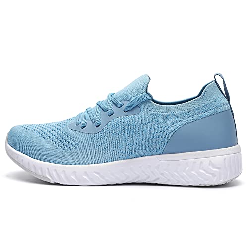 HKR Zapatillas Deporte Casual Mujer Amortiguación Ligera para Correr Azul Claro 36 EU