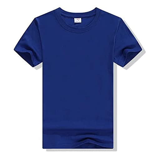 Hombres 50% algodón 50% poliéster liso camiseta en blanco venta al por mayor logotipo personalizado camiseta al por mayor (color: negro, tamaño: S)