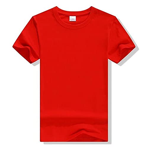 Hombres 50% algodón 50% poliéster liso camiseta en blanco venta al por mayor logotipo personalizado camiseta al por mayor (color: negro, tamaño: S)