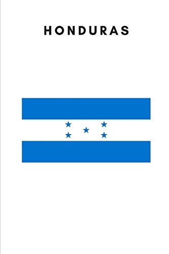 Honduras: Country Flag A5 Notebook to write in with 120 pages