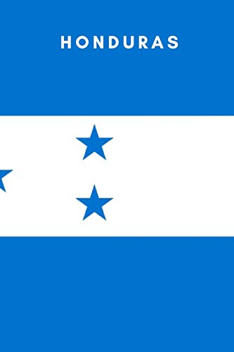 Honduras: Country Flag A5 Notebook to write in with 120 pages