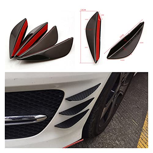 HONGMEI Atmm ATM PARAGOLPES Splitter Fins Body Spoiler Canard Valence Fit for Volkswagen VW Polo Tiguan Passat Golf EOS Scirocco Jetta Bora lavi