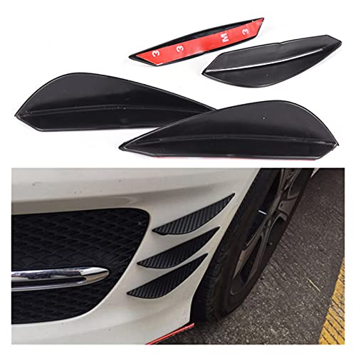 HONGMEI Atmm ATM PARAGOLPES Splitter Fins Body Spoiler Canard Valence Fit for Volkswagen VW Polo Tiguan Passat Golf EOS Scirocco Jetta Bora lavi