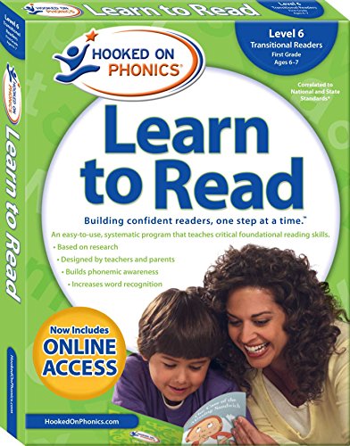 Hooked on Phonics Learn to Read - Level 6: Transitional Readers (First Grade - Ages 6-7)