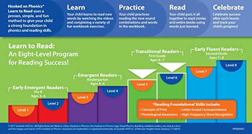 Hooked on Phonics Learn to Read - Levels 5&6 Complete: Transitional Readers (First Grade - Ages 6-7): 3