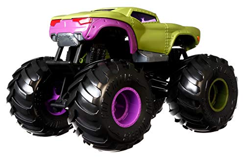 Hot Wheels Monster Trucks 1:24 Scale Die-Cast Assortment for Kids Age 3 4 5 6 7 8 Years Old, Great Birthday Gift Toy Truck with Big Wheels for Crashing and Smashing