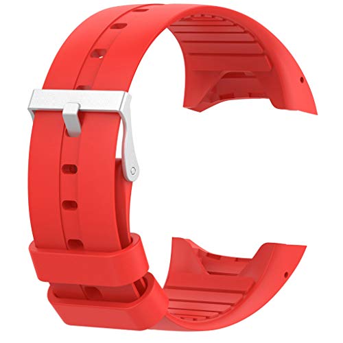 Hotaluyt Deportes Correa de Silicona Reloj Pulsera de Repuesto Banda de reemplazo Correa Ajustable para Polar M400 / M430