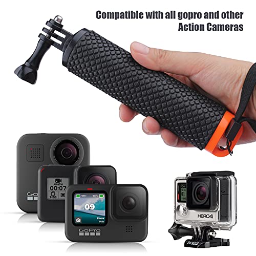 Houdian Empuñadura Flotante Boya Dispositivo Flotante para Todas Las cámaras GoPro Hero y cámaras de acción Accesorios para Deportes acuáticos