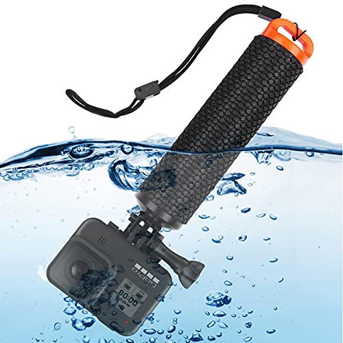 Houdian Empuñadura Flotante Boya Dispositivo Flotante para Todas Las cámaras GoPro Hero y cámaras de acción Accesorios para Deportes acuáticos