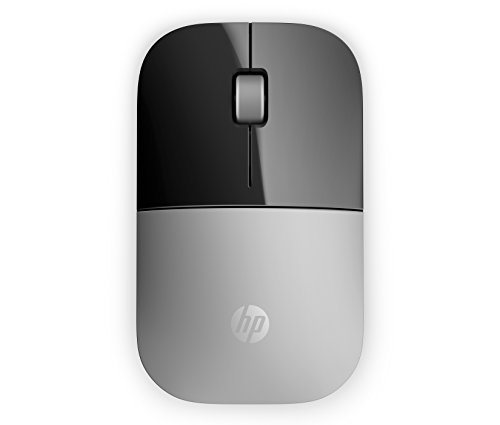 HP Z3700 RF Raton óptico inalámbrico 1200DPI Plateado (Ambidiestro) - Ratón (RF inalámbrico, Oficina, Botones, Rueda, Óptico, Pilas)