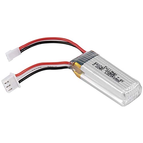 Hrsptudorc 7.4V 300Mah 30C Li-Po Batería para Repuestos De Aviones F959 Xk -2 A600 A800 A430 RC Airplane