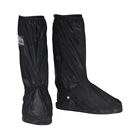 HSEAMALL Zapatos a Prueba de Agua Cubierta,Cubierta del Zapato Impermeable,Cubrecalzado Impermeable Moto Botas, Fundas de Lluvia para Zapatos (40/42 EU)