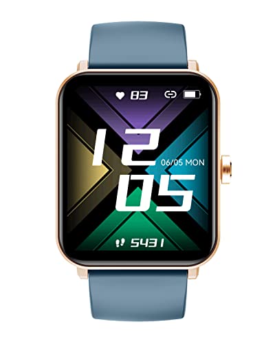 HUAKUA Smartwatch, 1.69 Pulgadas Reloj Inteligente Hombre Mujer con Pulsómetro, Monitor de Sueño y Caloría,Cronómetro, Podómetro, Pulsera Actividad para iOS Android