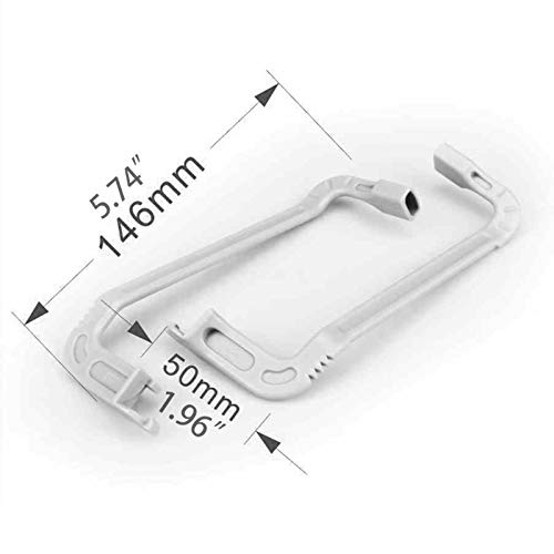 Huanruobaihuo 1 Juego de rodamientos de Apoyo Kits de Seguridad Extensor de Altura for dji Mavic Mini Drone Accesorios Accesorios de Drones (Color : White)