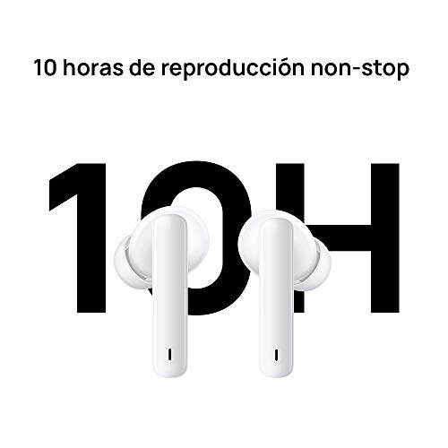 HUAWEI FreeBuds 4i - Auriculares inalámbricos con micrófono dual, cancelación activa de ruido, carga rápida, batería de larga duración, color blanco