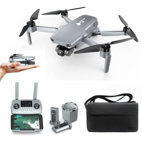 HUBSAN ZINO MINI PRO, 249g 64G Ultraligero y Plegable Mini Drone GPS Quadcopter,Evitación de obstáculos 3D,3 ejes Gimbal,4K Cámara,6KM,40 minutos,Versión portátil