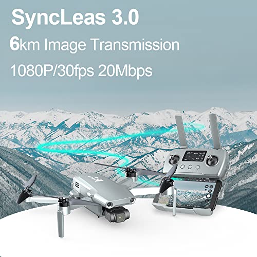HUBSAN ZINO MINI PRO, 249g Ultraligero y Plegable GPS Mini Drone,Evitación de obstáculos 3D,3 ejes Gimbal,4K 30fps Cámara,6KM FPV Transmisión de video,40 minutos,Versión de dos baterías(128G)
