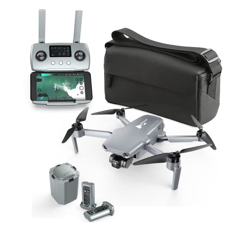 HUBSAN ZINO MINI PRO, 249g Ultraligero y Plegable GPS Mini Drone,Evitación de obstáculos 3D,3 ejes Gimbal,4K 30fps Cámara,6KM FPV Transmisión de video,40 minutos,Versión de dos baterías(128G)