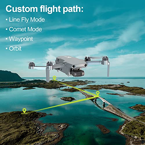 HUBSAN ZINO MINI PRO, 249g Ultraligero y Plegable GPS Mini Drone,Evitación de obstáculos 3D,3 ejes Gimbal,4K 30fps Cámara,6KM FPV Transmisión de video,40 minutos,Versión de dos baterías(128G)