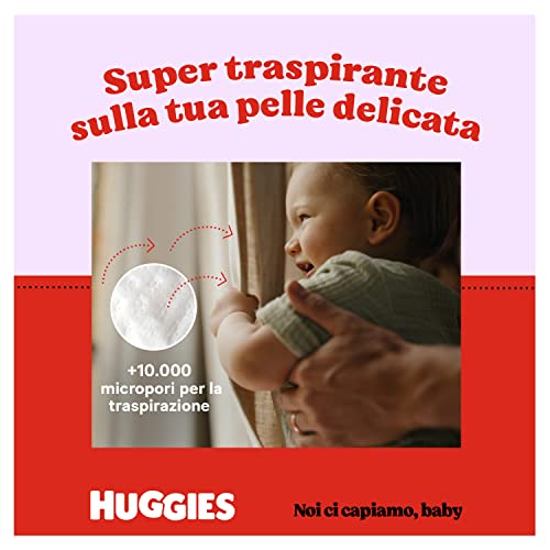 Huggies Extra Care - Pañal talla 4 (7-14 kg), 4 paquetes de 26 pañales - 4280 gr