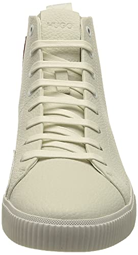 HUGO Zero_Hito_GRPH, Zapatillas Hombre, White100, 43 EU