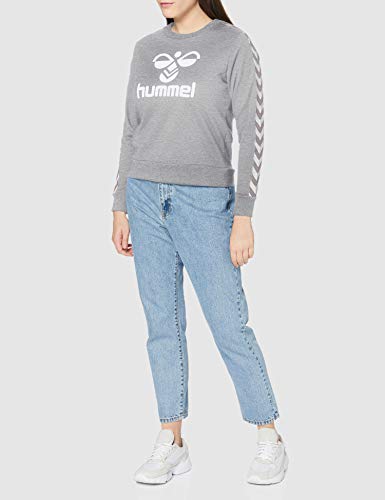 hummel Classic Taped Sweatshirt Swsht, Mujer, Gris, Small