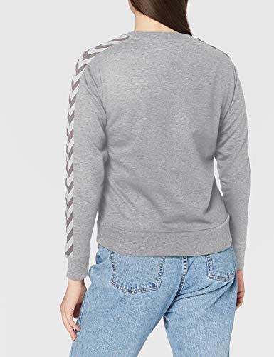 hummel Classic Taped Sweatshirt Swsht, Mujer, Gris, Small