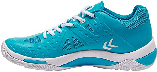 Hummel Dual Plate Power, Zapatillas de Balonmano Unisex Adulto, Turquesa (Hawaiian Ocean 7060), 44 EU