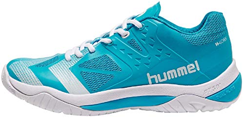 Hummel Dual Plate Power, Zapatillas de Balonmano Unisex Adulto, Turquesa (Hawaiian Ocean 7060), 44 EU