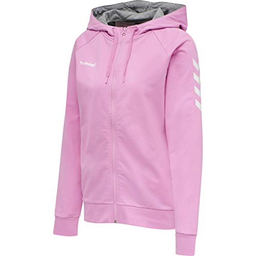 hummel HMLGO Cotton Zip Hoodie Woman Sudadera, Orchid, M para Mujer