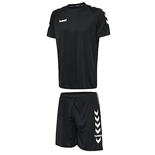 hummel Set Negro 100% poliéster Unisex Talla XXL