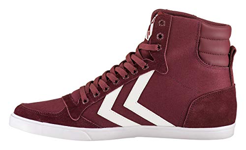 hummel Slimmer Stadil High Zapatillas para Unisex adulto, Rojo (Cabernet 3661), 41 EU