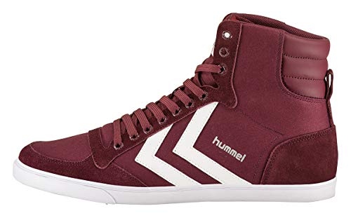 hummel Slimmer Stadil High Zapatillas para Unisex adulto, Rojo (Cabernet 3661), 41 EU