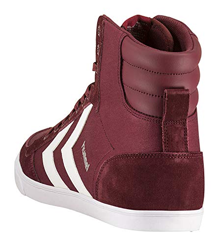 hummel Slimmer Stadil High Zapatillas para Unisex adulto, Rojo (Cabernet 3661), 41 EU