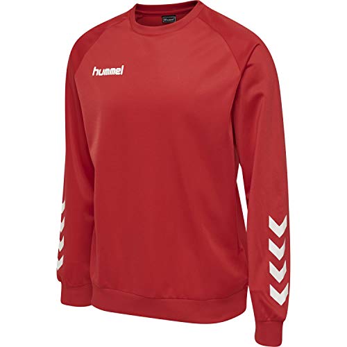 hummel Sweatshirt Promo Poly Sudadera, Hombre, Rojo, Extra-Large