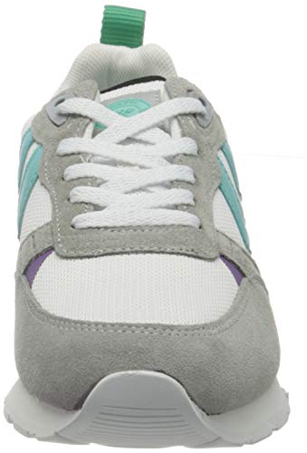 hummel Thor, Zapatillas Mujer, Color Blanco, Negro y Gris, 38 EU