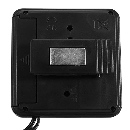 Hygrometer Egg Incubator Pet Digital Thermometer Hygrometer Humidity Meter Probe Indoor Thermometers (Color : Black Size : One Size)