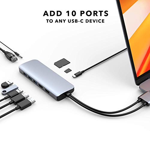 HyperDrive Viper 10-in-2 Hub for USB-C (Silver)