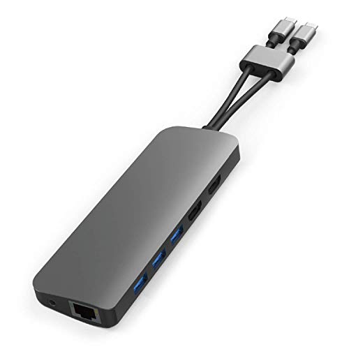 HyperWheels HyperDrive Viper 10-in-2 Hub for USB-C (Space Grey)