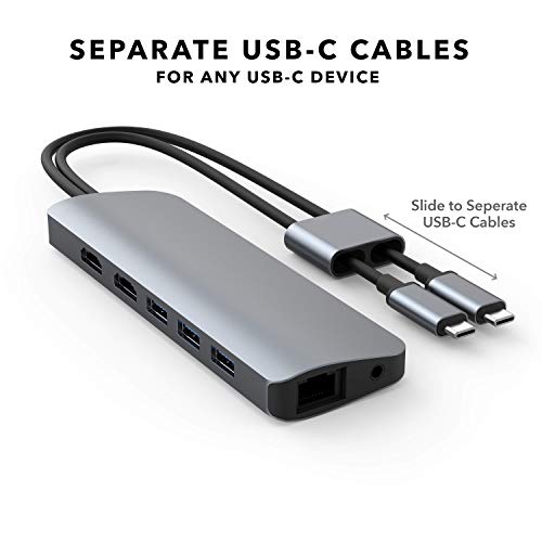 HyperWheels HyperDrive Viper 10-in-2 Hub for USB-C (Space Grey)