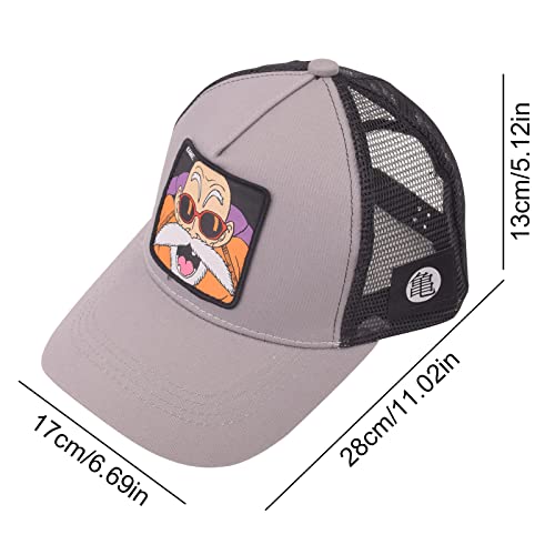 I3C Anime Cosplay Ajustable Gorra de béisbol con diseño Animado Kame Sennin, Sombrero para el Sol, Gorra con Visera Unisex para Adultos,Niños,Adolescentes